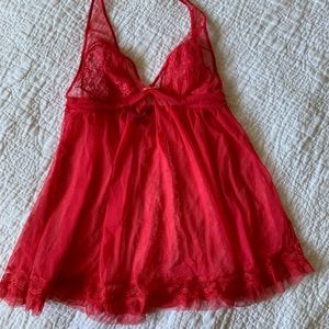 VS HALTER RED BABYDOLL❤️